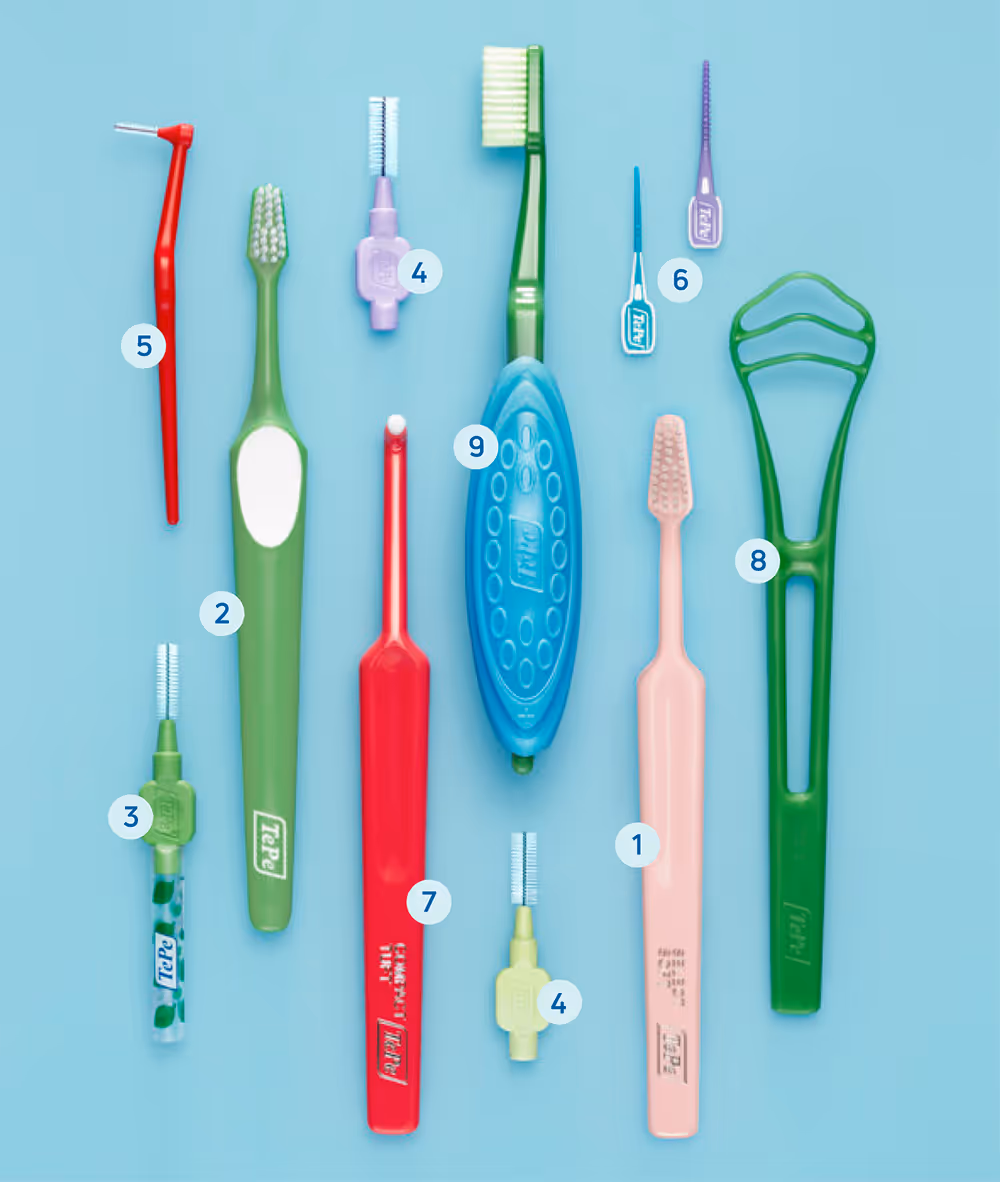Different oral care tools that can help maintain a healthy smile